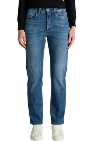 Jeckerson Jeans, Dames, Blauw, W29, Denim, Jane Denim - Straight Fit - Blu medio