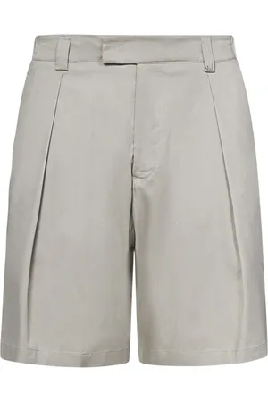 LOW BRAND Korte broeken, Heren, Grijs, W40, Katoen, Grijze Bermuda Shorts Ss 25