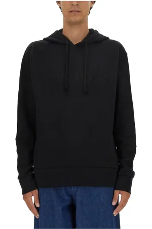 J.W.Anderson Sweatshirts & Hoodies, Heren, Zwart, S, Katoen, Logo Katoenen Sweatshirt