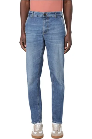 PT Torino Jeans, Heren, Blauw, W32, Denim, Klassieke Denim Jeans