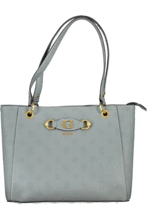 Guess Tassen, Dames, Blauw, ONE Size, Blauwe Dames Tas Izzy Peony