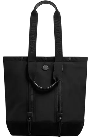Moncler Tassen, Heren, Zwart, ONE Size, Nylon, Zwarte Nylon Schoudertas