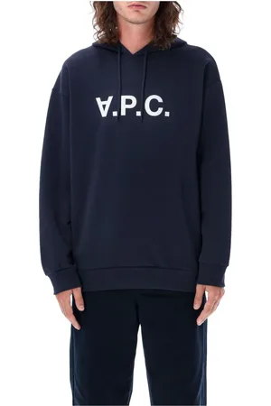 A.P.C. Sweatshirts & Hoodies, Heren, Blauw, M, Katoen, Donkerblauwe Truien Milo Hoodie