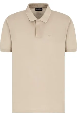 Emporio Armani Tops, Heren, , L, Katoen, Katoenen Jersey Polo Shirt