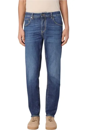 PT Torino Jeans, Heren, Blauw, W38, Denim, Klassieke Denim Jeans