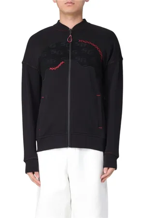 Sprayground Sweatshirts & Hoodies, Heren, Zwart, L, Grafische Print Sweatshirt