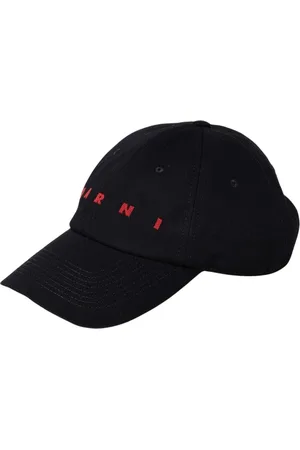 Marni Accessoires, Heren, Zwart, S, Katoen, Zwarte Baseballpet voor Mannen
