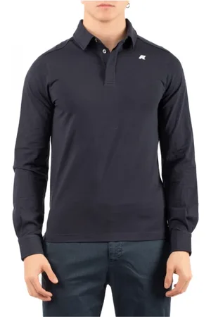 K-Way Tops, Heren, Blauw, S, Korte Mouw Buitenshirt