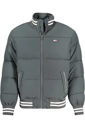 Tommy Hilfiger Jassen, Heren, Groen, S, Groene Polyamide Herenjas