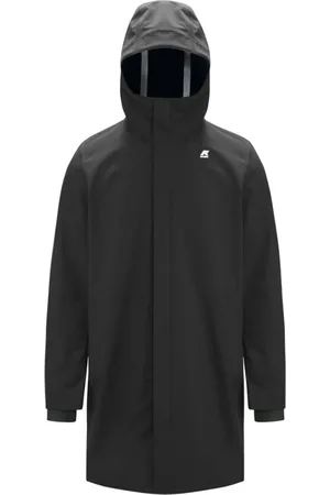K-Way Sweatshirts & Hoodies, Heren, Zwart, S, Nylon, Thomas Bonded Hoodie