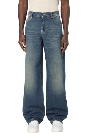 Isabel Marant Jeans, Heren, Blauw, W34, Katoen, Klassieke Blauwe Loose Fit Jeans