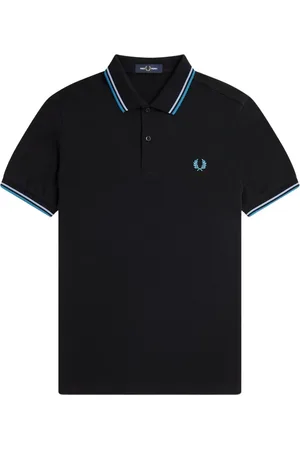 Fred Perry Tops, Heren, Zwart, S, Katoen, Moderne Polo Shirt M3600