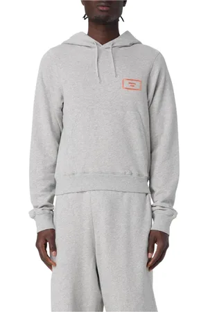 MARTINE ROSE Sweatshirts & Hoodies, Heren, Grijs, L, Katoen, Grijze Hoodie, Stijlvol en veelzijdig