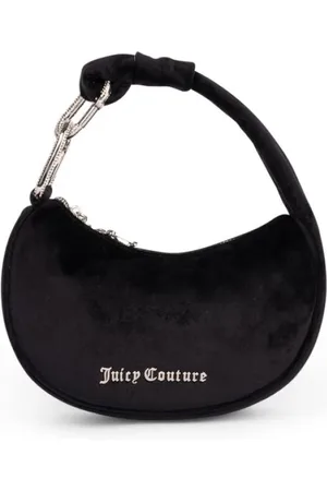 Juicy Couture Tassen, Dames, Zwart, ONE Size, Polyester, Bloesem Kleine Hobo Tas Polyester Zwart