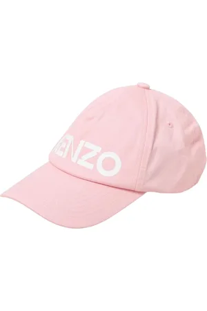 Kenzo Accessoires, Heren, Roze, ONE Size, Katoen, Stijlvolle Logo Baseball Cap in Roze
