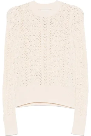 Isabel Marant Truien, Dames, , M, Katoen, Trui Stijlvolle Snit Comfort Elegantie