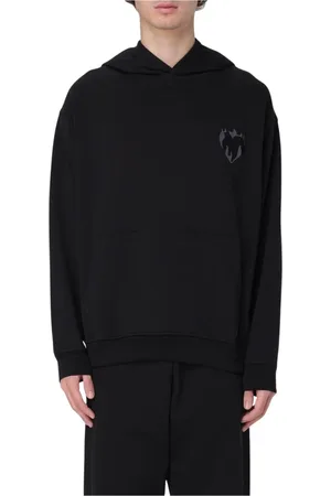 Vision Of Super Sweatshirts & Hoodies, Heren, Zwart, S, Zwarte Stijlvolle Hoodie voor Mannen