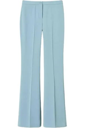 Twin-Set Broeken, Dames, Blauw, L, Polyester, Modieuze broek voor vrouwen