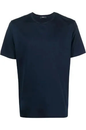 HERNO Tops, Heren, Blauw, 3Xl, Katoen, Stijlvolle heren T-shirts & Polos