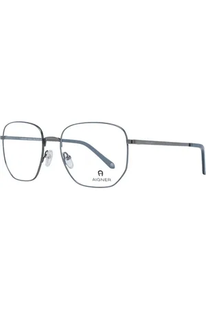 Aigner Accessoires, unisex, Grijs, ONE Size, Zwarte Optische Monturen Trapezium Stijl