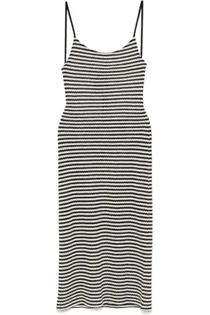 Emporio Armani Kleedjes, Dames, Zwart, M, Zwart Zeekleding met Goudkleurig Logo