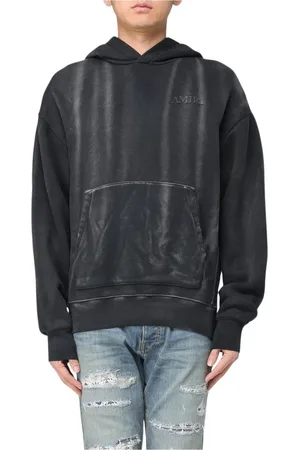 AMIRI Sweatshirts & Hoodies, Heren, Zwart, L, Katoen, Zwarte Acid Wash Hoodie