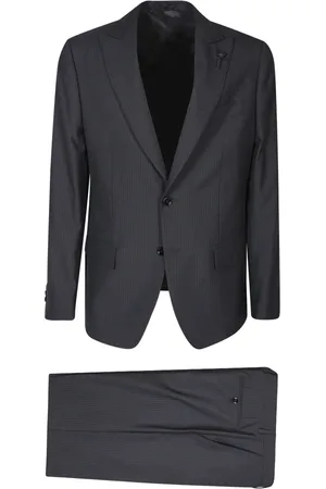 LARDINI Pakken, Heren, Zwart, L, Katoen, Zwart Herenpak Aw 24