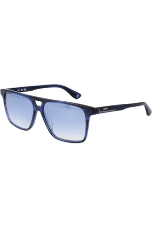 BMW Accessoires, Heren, Blauw, ONE Size, Blauwe Heren Zonnebril Gradient Gespiegeld