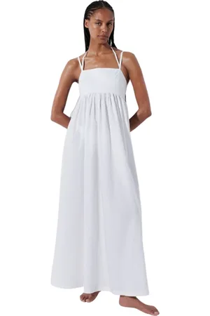 Karl Lagerfeld Kleedjes, Dames, Wit, XS, Lange jurk