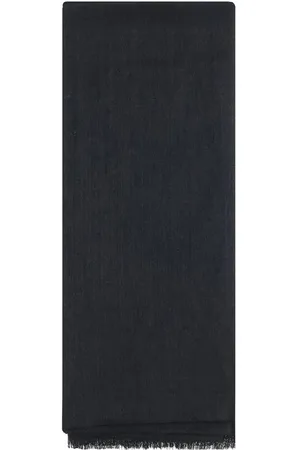 Brunello Cucinelli Accessoires, Dames, Zwart, ONE Size, Kasjmier, Zijden Kasjmier Sjaal Lichtgewicht Elegantie