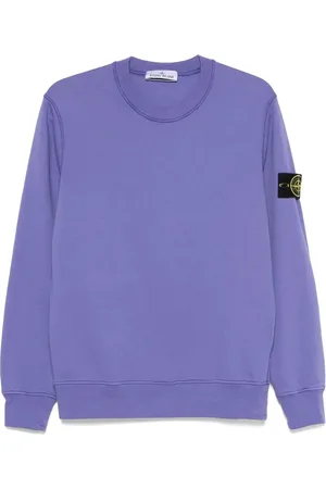 Stone Island Sweatshirts & Hoodies, Heren, Paars, XL, Katoen, Roze Sweatshirt Casual Comfortabele Pasvorm