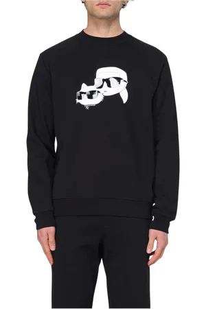 Karl Lagerfeld Sweatshirts & Hoodies, Heren, Zwart, S, Sweatshirts & Hoodies