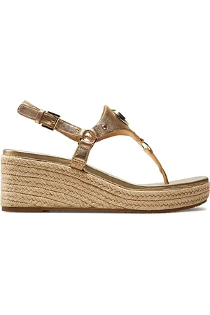Michael Kors Schoenen, Dames, Geel, 39 EU, Leer, Stijlvolle Slippers voor de Zomer
