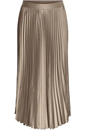 Y.A.S Rokken, Dames, , L, Polyester, Midi-rok met elastische tailleband