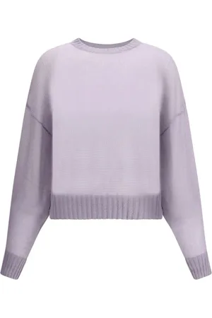 Brunello Cucinelli Truien, Dames, Paars, L, Wol, Mohair wol trui