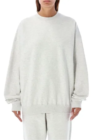 Y-3 Sweatshirts & Hoodies, Heren, Grijs, M, Katoen, Minimalistische Grijze Sweatshirt Heren Stijlvol