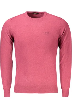 Roberto Cavalli Truien, Heren, Rood, 2Xl, Polyester, Rode Polyester Pullover