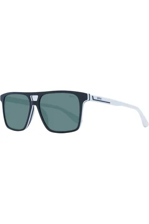 BMW Accessoires, unisex, Zwart, ONE Size, Zwarte Rechthoekige Gepolariseerde Zonnebril