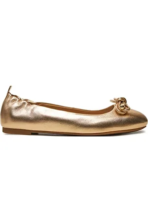 Michael Kors Schoenen, Dames, Geel, 38 EU, Elegante Ballerina Schoenen voor Vrouwen