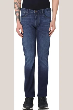 Emporio Armani Jeans, Heren, Blauw, W30, Klassieke Blauwe Jeans