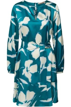 pennyblack Kleedjes, Dames, Groen, L, Polyester, Bloemen Gronda Jurk