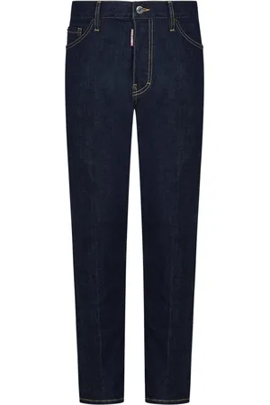 Dsquared2 Jeans, Heren, Blauw, L, Katoen, Slim-Fit Blauwe Jeans Aw 24