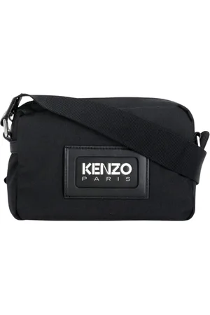 Kenzo Tassen, Heren, Zwart, ONE Size, Stijlvolle Crossbody Tas