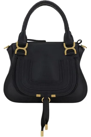 Chloé Tassen, Dames, Zwart, ONE Size, Marcie Leren Handtas
