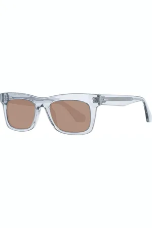 Sandro Accessoires, Dames, Grijs, ONE Size, Stijlvolle Transparante Montuur Zonnebril