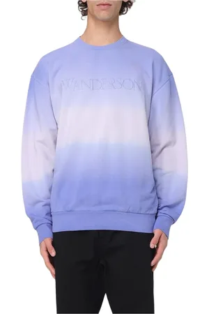 J.W.Anderson Sweatshirts & Hoodies, Heren, Paars, XL, Katoen, Lila Tie Dye Sweatshirt