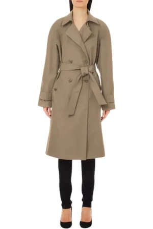 Liu Jo Mantels, Dames, Bruin, XL, Katoen, Klassieke Trenchcoat Kameel