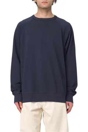 YMC YOU MUST CREATE Tops, Heren, Blauw, S, Raglan Crewneck Sweatshirt