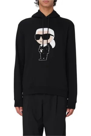 Karl Lagerfeld Sweatshirts & Hoodies, Heren, Zwart, XL, Sweatshirts & Hoodies