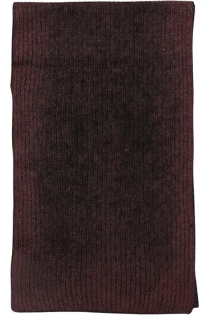 Paul Smith Accessoires, Heren, Paars, ONE Size, Wol, Luxe Geribbeld Wollen Sjaal